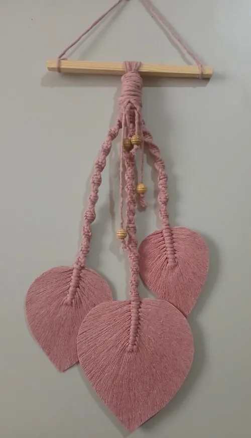 décoration en macramé 