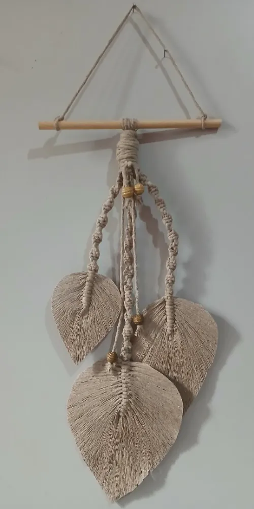 décoration en macramé 