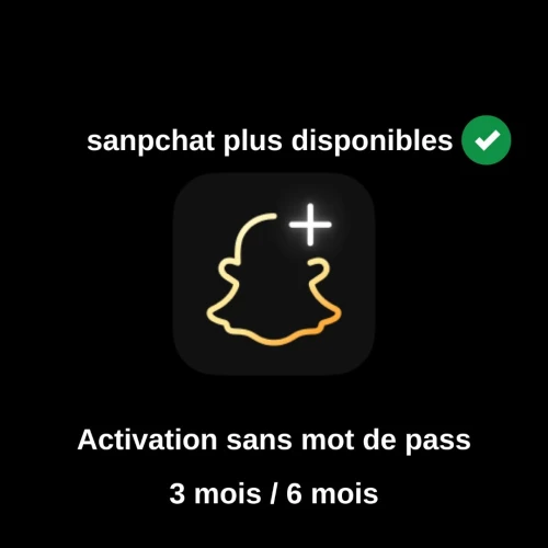 abonnement snapchat plus disponnibles sans mot de pass activation rapide
