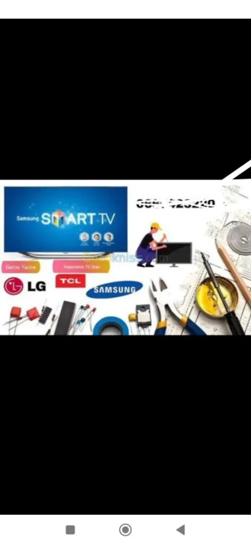Réparation télévision led Oled cartes électroniques 