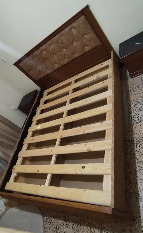 Chambre à coucher bois hêtre 