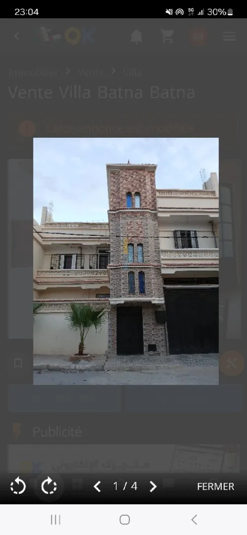 Vente Villa Batna Batna