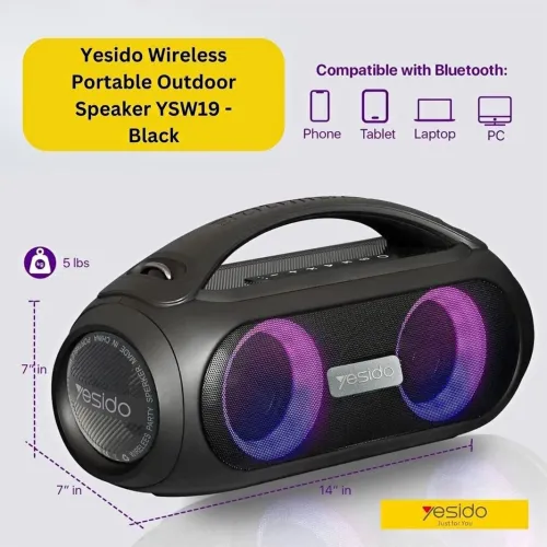 Baffle yesido ysw 19 speaker bluetooth 