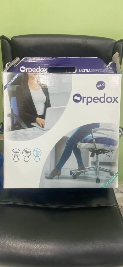 Coussin + Dossier de chaise ergonomique Orpedox en mousse mémoire