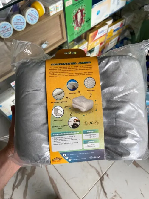 Coussin entre jambes anti frottement 