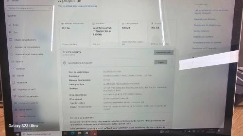 Laptop Microsoft surface model 1769