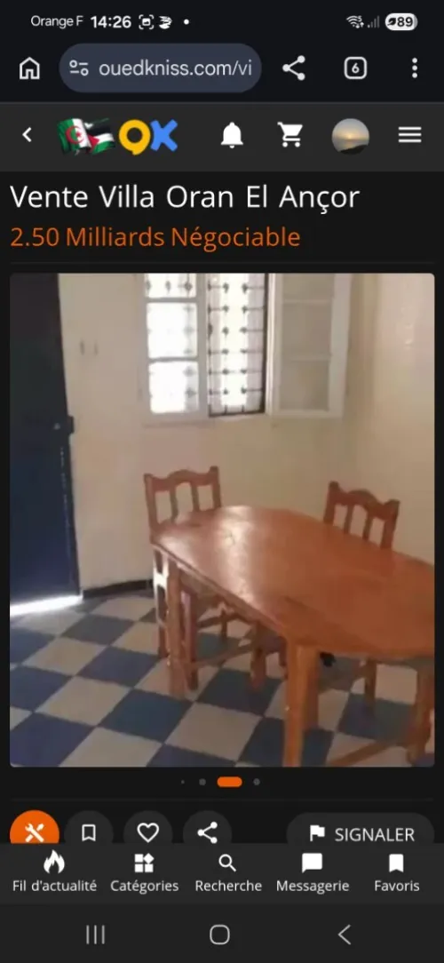 Vente Villa Oran El ançor