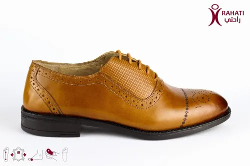RAHATI Chaussure Orthopédique de Confort Derby 2 Classique"HDTHER16" حذاء طبي