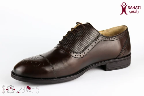 RAHATI Chaussure Orthopédique de Confort Derby 2 Classique "HDTHER15" حذاء طبي
