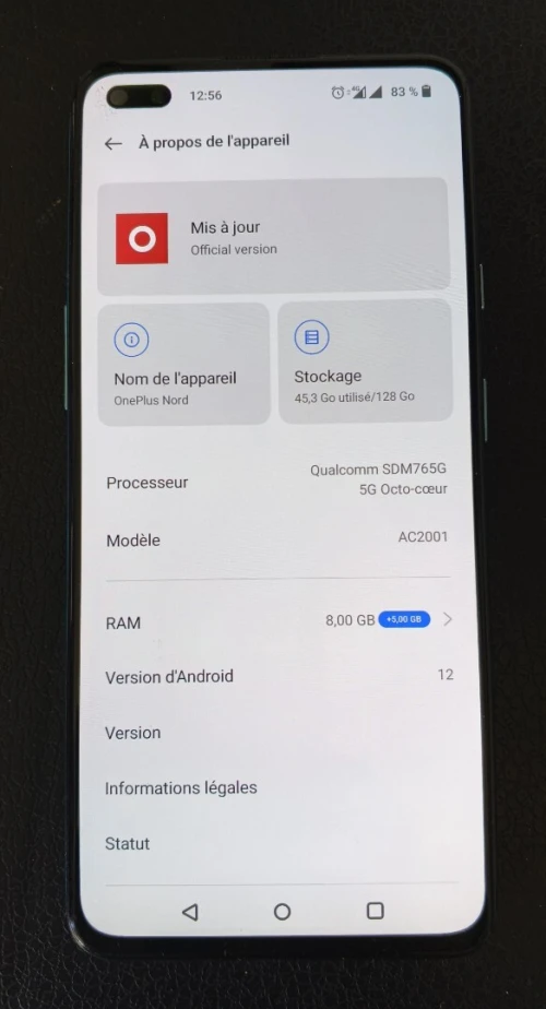 OnePlus nord 5g 8/128 OnePlus nord 5g 8/128 snapdragon