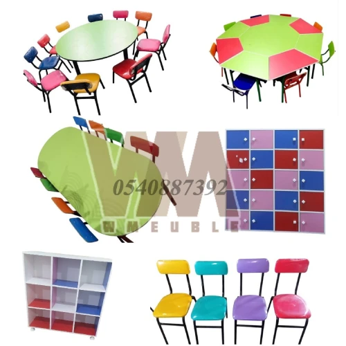 طاولات وكراسي مدرسية tables et chaises scolaires 