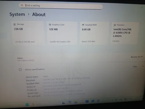 hp Probook 640 G2