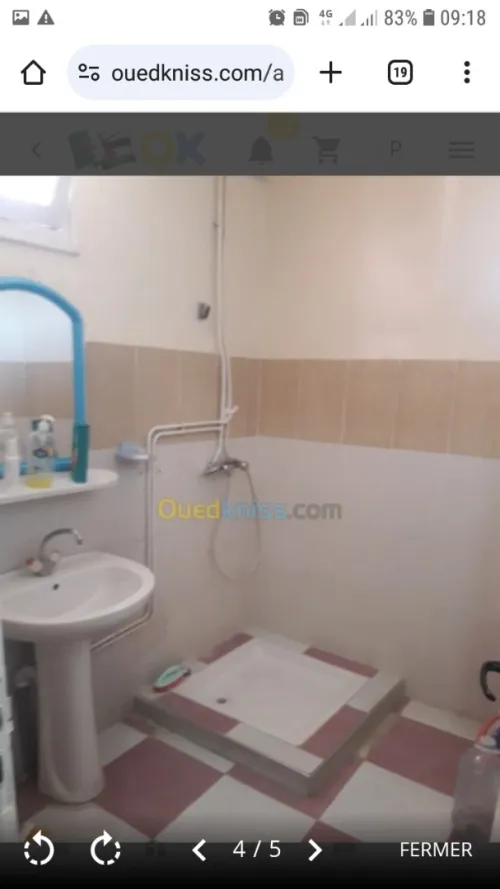 Location Appartement F3 Béjaïa Aokas
