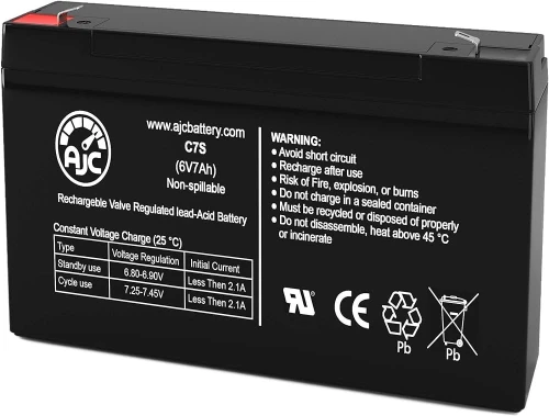 Batterie onduleur 12v/7a-12v/4.5a-6v/7a