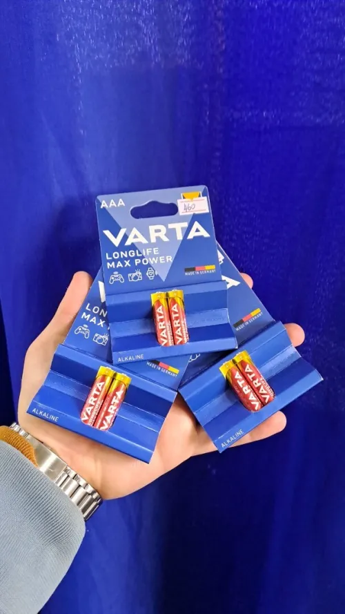PILE VARTA LONGLIFE MAX POWER AAAX2 LR03 1.5V ALKALINE