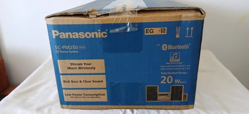 Vend PANASONIC CHAINE  HI FI ORIGINAL Bluetooth CD USB ,,,Venu Caba Belgique
