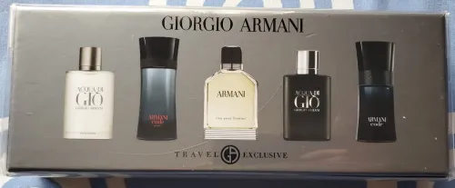 Collection Giorgio Armani et blue seduction