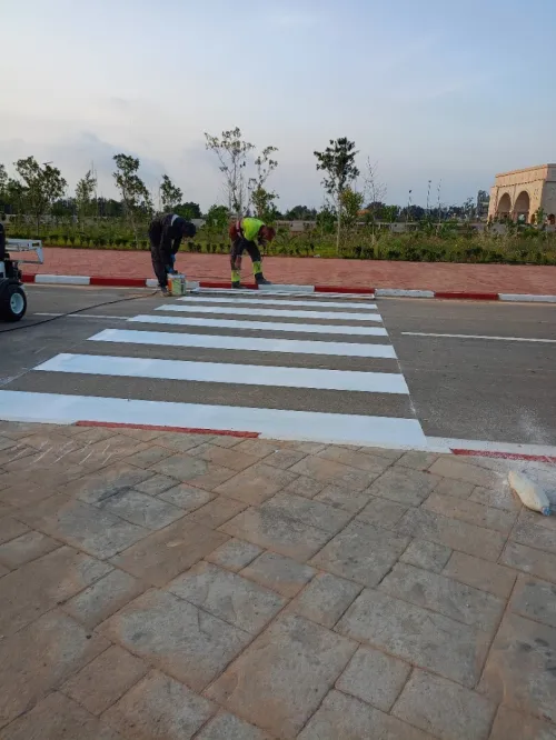 Travaux de signalisation horizontale et verticale traçage et marquag des routee du route