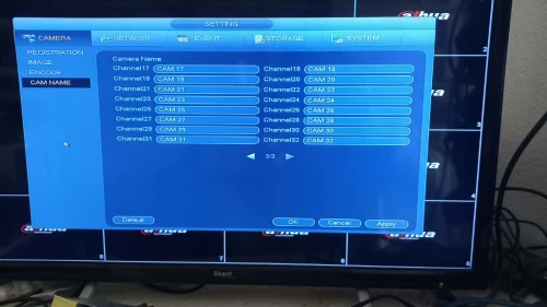 DH NVR4232 4k 32 Channel+Disque dire 4tb