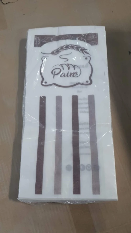 Sac en papier kraft  vergie (sac croissant-sandwich-burger-pain-pharmacie)