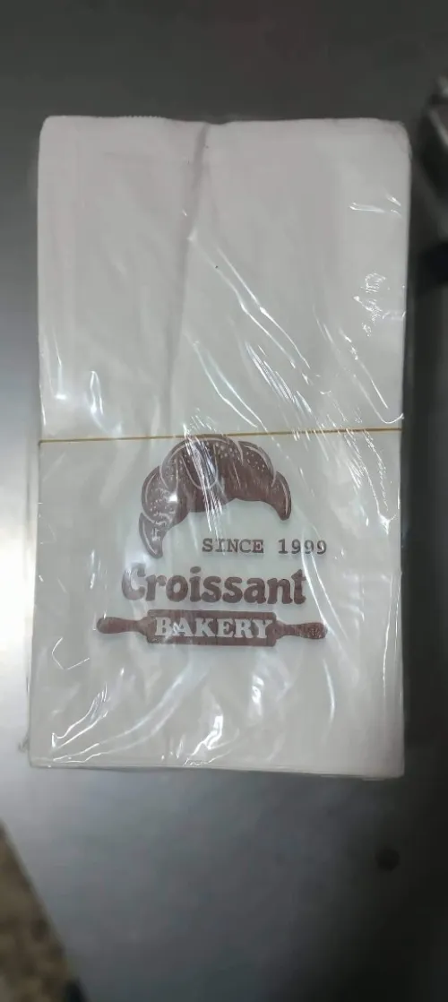 Sac en papier kraft  vergie (sac croissant-sandwich-burger-pain-pharmacie)