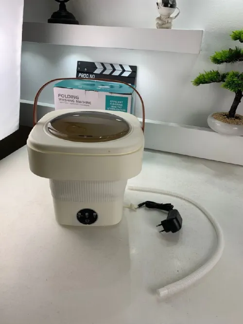 Mini Machine à Laver Pliable et Portable 3 Modes avec Fonction Déshydratation غسالة ملابس محمولة