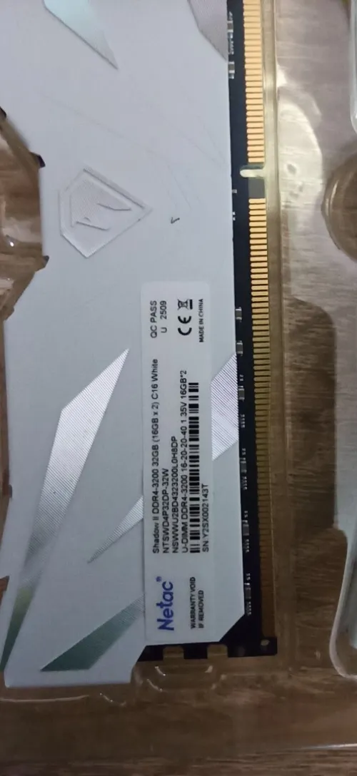 Ram DDR4 Netac 32GO 3200MHz 