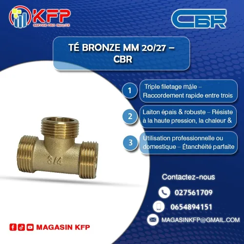 Té Bronze MM 20/27 CBR