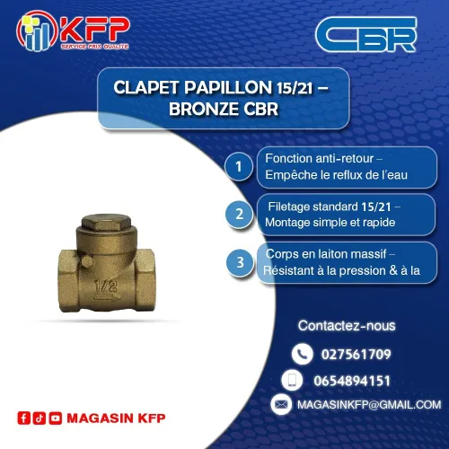 CLAPET PAPILLON  15/21 CBR