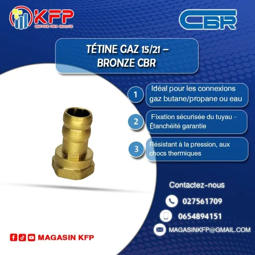Tétine Gaz de Ville 15/21 CBR