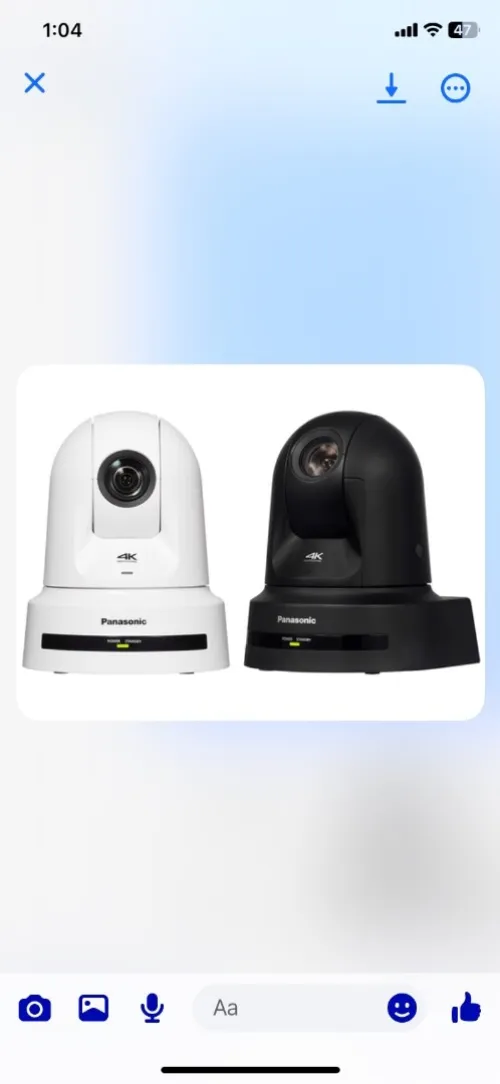 2 caméra professionnel 