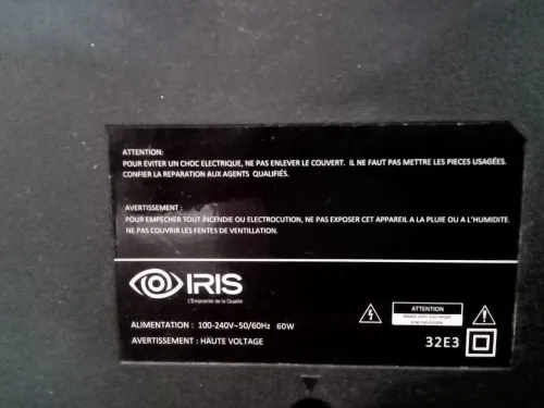 Iris wifi bluetooth 