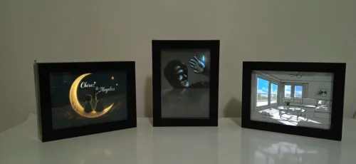 cadre decoratif lumineux
