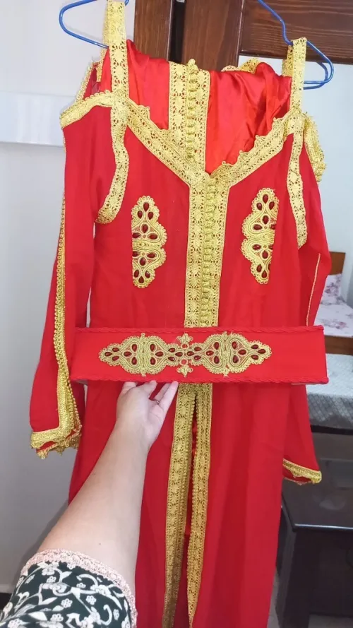 قفطان حنة أحمر
