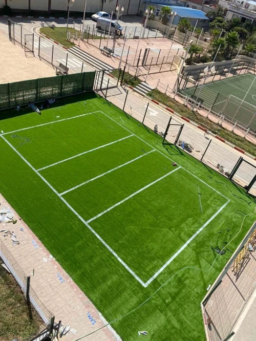 Terrain de foot gazon synthétique tarton 