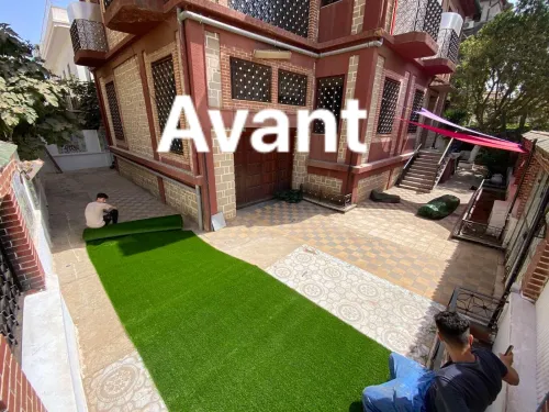 Creche aire de jeu روضة الأطفال gazon