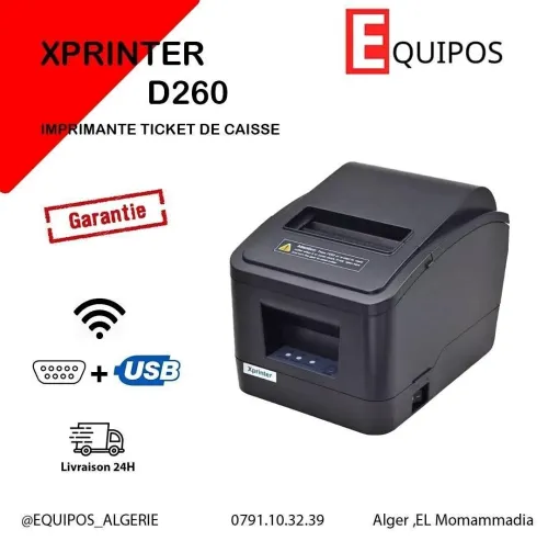 IMPRIMANTE THERMIQUE BON DE VENTE XPRINTER D260