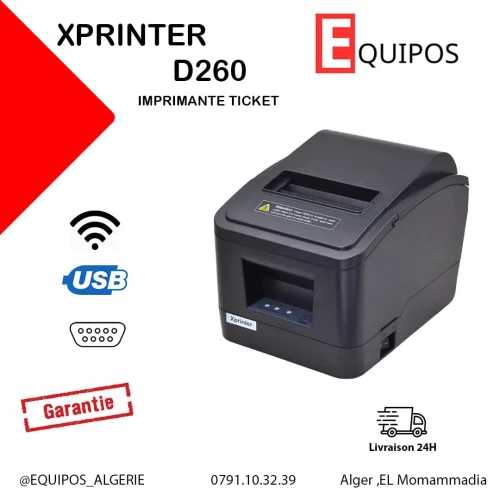 IMPRIMANTE THERMIQUE BON DE VENTE XPRINTER D260
