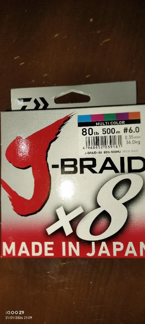Tresse Daiwa j-braid x8