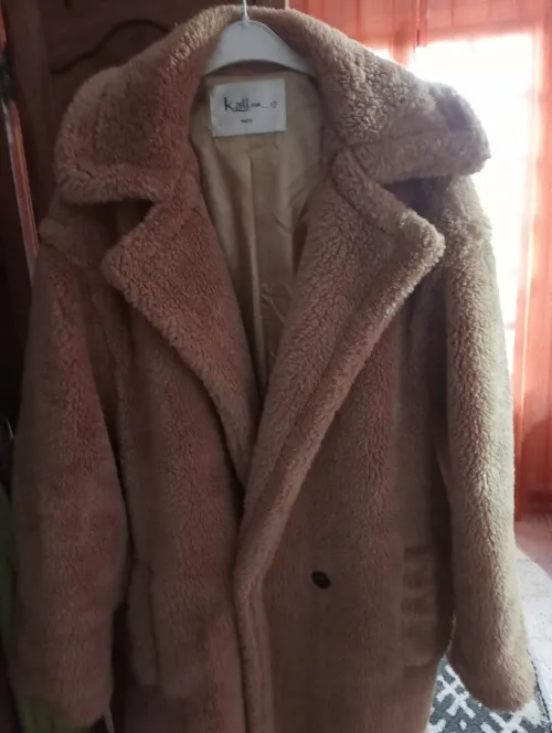 Manteau Teddy marron t/l/xl neuf marron