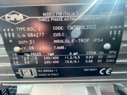 Compresseurs à piston GIS 300L & 500L - Origine Italie 