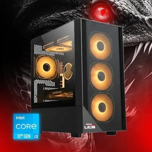 Pc Gamer INTEL I3 12100 / 16GB (2x8GB) DDR4 3200MHz  / H610 / 256GB SSD / GTX 1660 SUPER 6GB / 650W / 4X ARGB FANS