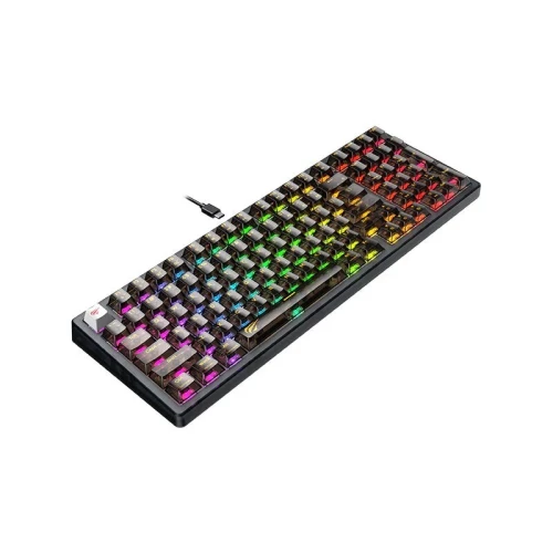 CLAVIER GAMING MÉCANIQUE HAVIT KB875L - RGB Backlit, Red Switches, 98 Keys