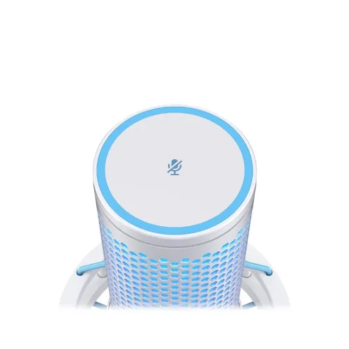 Microphone gaming HyperX QuadCast 2 BLANC, USB, pour PC, Mac, PS4, PS5, Nintendo Switch, idéal pour le streaming et les podcasts