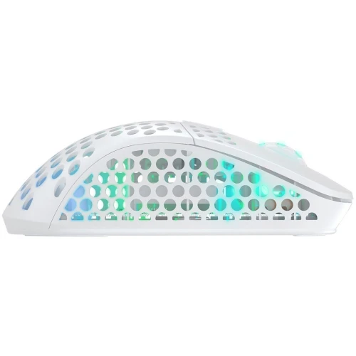 SOURIS GAMING SANS FIL XTRFY M4, RGB, rechargeable, ultra-légère, optimisée pour l'e-sport, 2,4 GHz, ergonomique et adaptable pour droitier