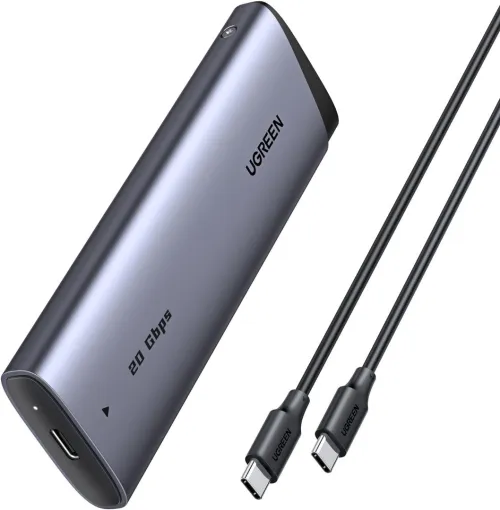 PROMO RAMADAN RACK UGREEN 20Gbps M.2 NVMe /SATA compatible avec USB-C 10 Gbit/s