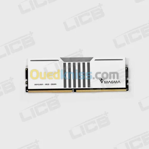 Mémoire RAM MAGMA 8GB RGB DDR4 3200MHz BLANC