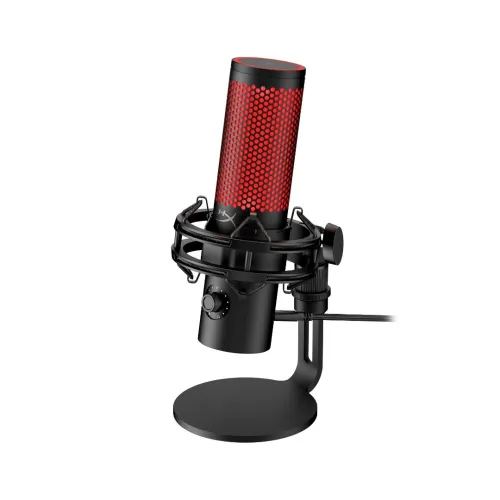 Microphone gaming HyperX QuadCast 2 NOIR, USB, pour PC, Mac, PS4, PS5, Nintendo Switch, idéal pour le streaming et les podcasts