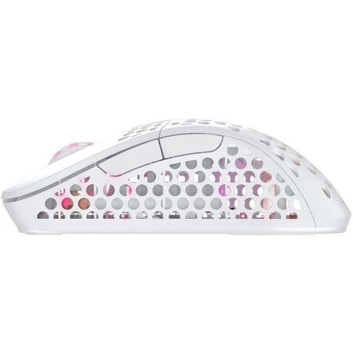 SOURIS GAMING SANS FIL XTRFY M4, RGB, rechargeable, ultra-légère, optimisée pour l'e-sport, 2,4 GHz, ergonomique et adaptable pour droitier