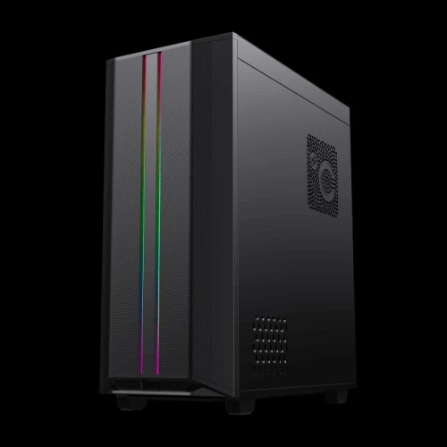 PROMO BOITIER PC GAMING mid-tower GAMEMAX Precision 2 NOIR, avec ventilateurs ARGB